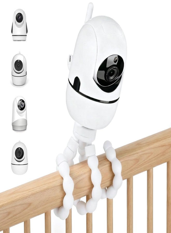 wochel Tripod Baby Monitor Mount for HelloBaby HB65/HB40/ HB6550/HB6560/HB66/HB6339/HB6550 Pro,ANMEATE SM935E,7.87'' Flexible Hello Baby Monitor Mount,Baby Camera Mount Attach Your Camera Wherever You Want - Image 1